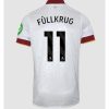 Köpa Fotbollströjor För Herr West Ham United Tredjetröja 2024/25 Niclas Fullkrug 11 Kortärmad