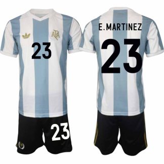 Köp Argentina Specialutgåva 50-årsjubileum fotbollsset Emiliano Martínez #23 Kortärmad (+ Korta byxor)