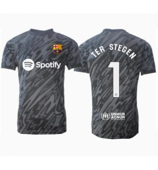 Köp Herr Barcelona Målvakt Tredjetröja 2024/25 Ter Stegen #1 Kortärmad Fotbollströjor