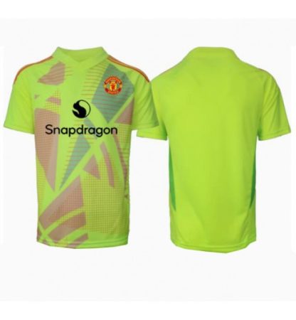 Köp Herr Manchester United Målvakt Bortatröja 2024/25 Kortärmad Fotbollströjor