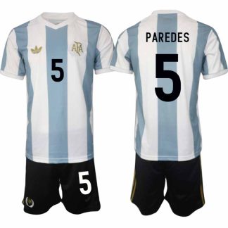 Köp Argentina Specialutgåva 50-årsjubileum fotbollsset Leandro Paredes 5 Kortärmad (+ Korta byxor)