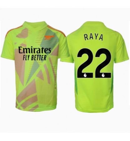 Köp Herr Arsenal Målvakt Hemmatröja 2024/25 David Raya #22 Kortärmad Fotbollströjor