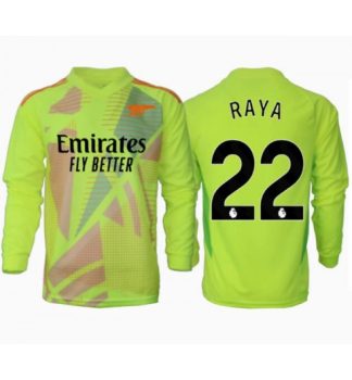 Köp Herr Arsenal Målvakt Hemmatröja 2024/25 David Raya #22 Långärmad Fotbollströjor