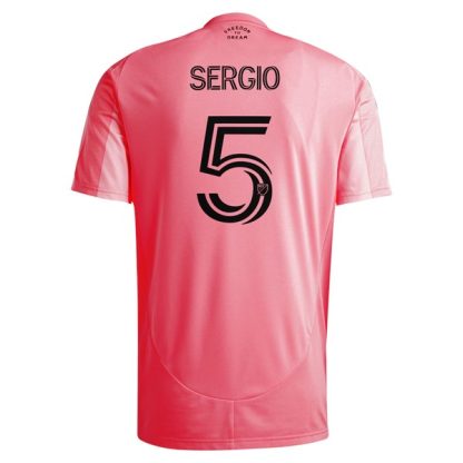 Köp Herr Fotbollströjor Inter Miami CF Hemmatröja 2025/26 Sergio Busquets 5 Kortärmad