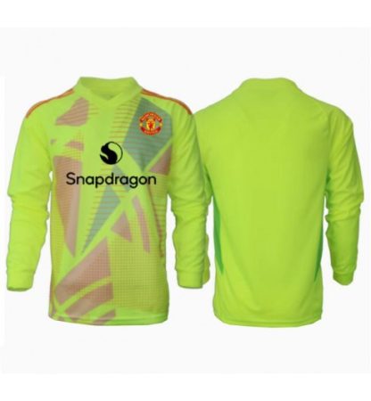 Köp Herr Manchester United Målvakt Bortatröja 2024/25 Långärmad Fotbollströjor