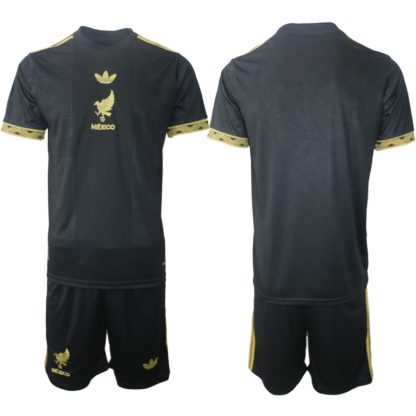 Köp Herr Mexiko Fotbollströja 2025 Gold Cup Fotbollsmatchställ (kortärmad tröja + shorts)