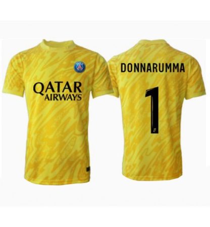 Köp Herr Paris Saint-Germain Målvakt Tredjetröja 2024/25 Gianluigi Donnarumma #1 Kortärmad Fotbollströjor