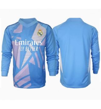 Köp Herr Real Madrid Målvakt Hemmatröja 2024/25 Långärmad Fotbollströjor