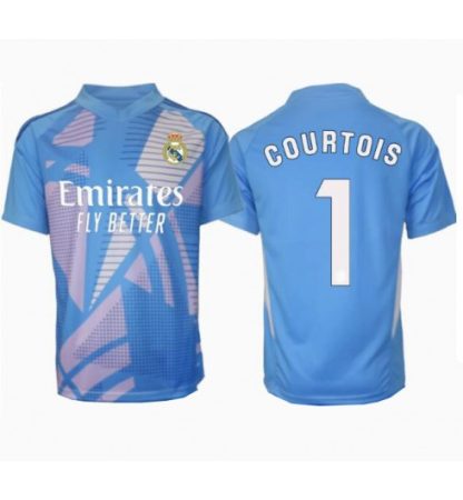 Köp Herr Real Madrid Målvakt Hemmatröja 2024/25 Thibaut Courtois #1 Kortärmad Fotbollströjor