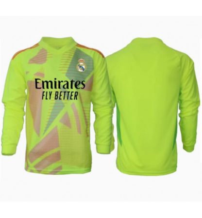 Köp Herr Real Madrid Målvakt Tredjetröja 2024/25 Långärmad Fotbollströjor