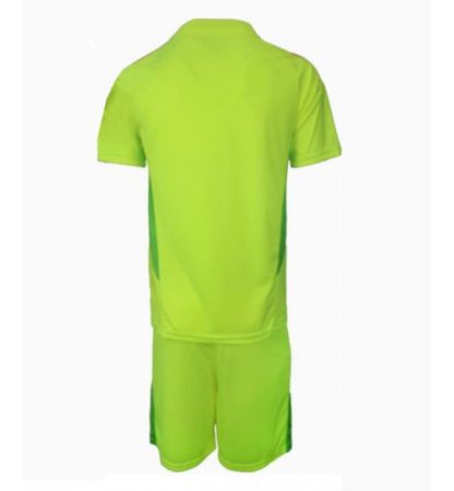 Köp Manchester United Barn Målvakt Bortatröja 2024/25 Fotbollsklädset Kortärmad Tröja + Shorts-1