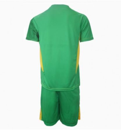 Köp Manchester United Barn Målvakt Tredjetröja 2024/25 Fotbollsklädset Kortärmad Tröja + Shorts-1