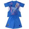 Köp Real Madrid Barn Målvakt Hemmatröja 2024/25 Fotbollsklädset Kortärmad Tröja + Shorts