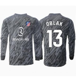 Köpa Fotbollströjor För Herr Atlético Madrid Målvakt Hemmatröja 2024/25 Jan Oblak 13 Långärmad Målvaktströja