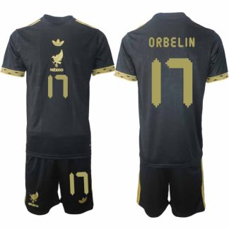 Köp Mexiko 2025 Gold Cup Fotbollströja Herr Orbelin Pineda 17 Fotbollsklädset Kortärmad + Shorts