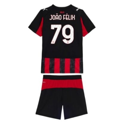 AC Milan Barn Hemmatröja 2025/26 João Félix #79 Fotbollsställ med Shorts