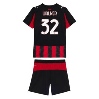 AC Milan Barn Hemmatröja 2025/26 Kyle Walker #32 Fotbollsställ med Shorts