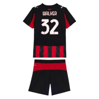 AC Milan Barn Hemmatröja 2025/26 Kyle Walker #32 Fotbollsställ med Shorts