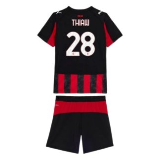 AC Milan Barn Hemmatröja 2025/26 Malick Thiaw #28 Fotbollsställ med Shorts