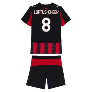 AC Milan Barn Hemmatröja 2025/26 Ruben Loftus-Cheek #8 Fotbollsställ med Shorts