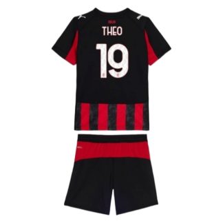 AC Milan Barn Hemmatröja 2025/26 Theo Hernandez #19 Fotbollsställ med Shorts