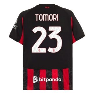 AC Milan Herr Hemmatröja 2025/26 Fikayo Tomori #23 Kortärmad Billig Fotbollströja