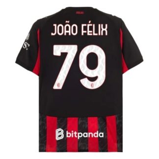 AC Milan Herr Hemmatröja 2025/26 João Félix #79 Kortärmad Billig Fotbollströja