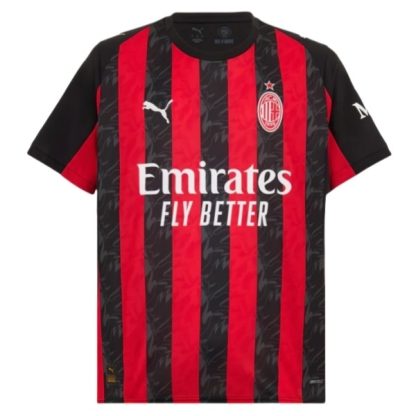 AC Milan Herr Hemmatröja 2025/26 Rafa Leão #10 Kortärmad Billig Fotbollströja-1