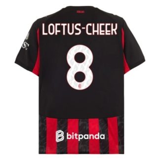 AC Milan Herr Hemmatröja 2025/26 Ruben Loftus-Cheek #8 Kortärmad Billig Fotbollströja