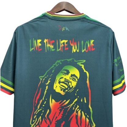 AFC Ajax Hemmamatchtröja Specialutgåva Bob Marley Grön 2025–2026 Fotbollströjor-1