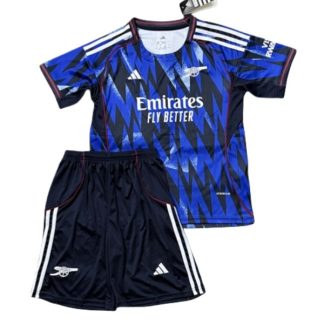 Arsenal Barn Bortatröja 2025/26 Kortärmad Fotbollsställ med Shorts