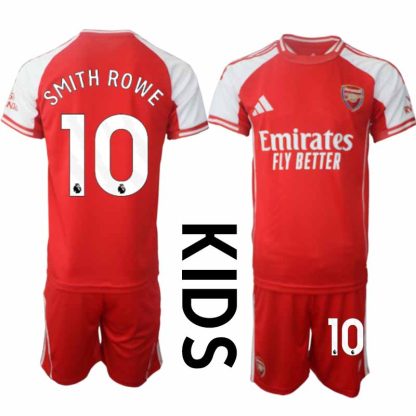 Arsenal Barn Hemmatröja 2025/26 Emile Smith Rowe 10 Kortärmad Fotbollsställ med Shorts