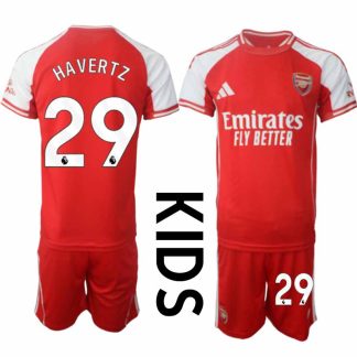Arsenal Barn Hemmatröja 2025/26 Kai Havertz 29 Kortärmad Fotbollsställ med Shorts