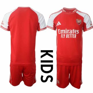Arsenal Barn Hemmatröja 2025/26 Kortärmad Fotbollsställ med Shorts