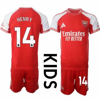 Arsenal Barn Hemmatröja 2025/26 Thierry Henry 14 Kortärmad Fotbollsställ med Shorts