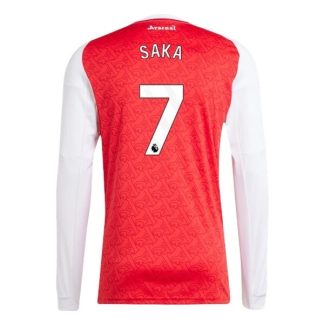 Arsenal Herr Hemmatröja 2025/26 Bukayo Saka #7 Långärmad Billig Fotbollströja