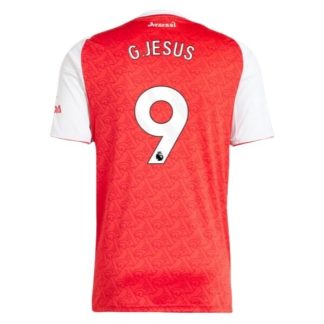 Arsenal Herr Hemmatröja 2025/26 Gabriel Jesus #9 Kortärmad Billig Fotbollströja