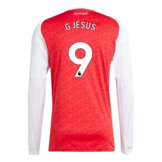 Arsenal Herr Hemmatröja 2025/26 Gabriel Jesus #9 Långärmad Billig Fotbollströja