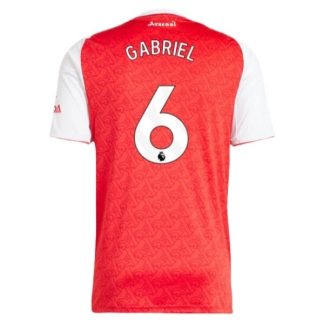 Arsenal Herr Hemmatröja 2025/26 Gabriel Magalhães #6 Kortärmad Billig Fotbollströja
