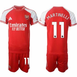 Arsenal Herr Hemmatröja 2025/26 Gabriel Martinelli 11 Kortärmad Fotbollsställ med Shorts