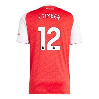 Arsenal Herr Hemmatröja 2025/26 Jurriën Timber #12 Kortärmad Billig Fotbollströja