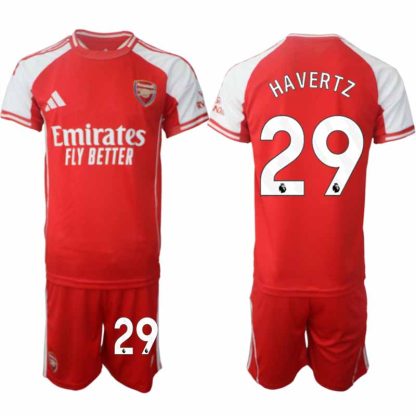 Arsenal Herr Hemmatröja 2025/26 Kai Havertz 29 Kortärmad Fotbollsställ med Shorts