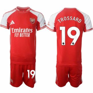 Arsenal Herr Hemmatröja 2025/26 Leandro Trossard 19 Kortärmad Fotbollsställ med Shorts