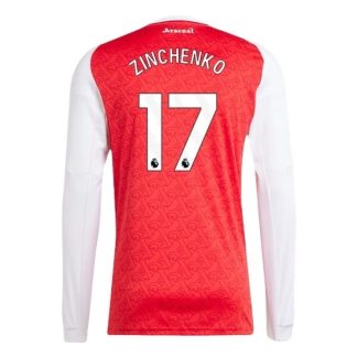 Arsenal Herr Hemmatröja 2025/26 Oleksandr Zinchenko #17 Långärmad Billig Fotbollströja