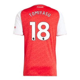 Arsenal Herr Hemmatröja 2025/26 Takehiro Tomiyasu #18 Kortärmad Billig Fotbollströja