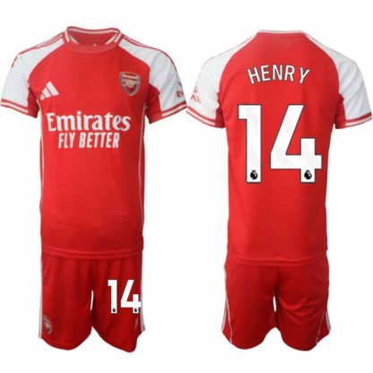 Arsenal Herr Hemmatröja 2025/26 Thierry Henry 14 Kortärmad Fotbollsställ med Shorts