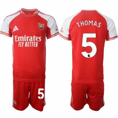 Köp Arsenal Herr Hemmatröja 2025/26 Thomas Partey 5 Fotbollsställ Kortärmad (+ Korta byxor)