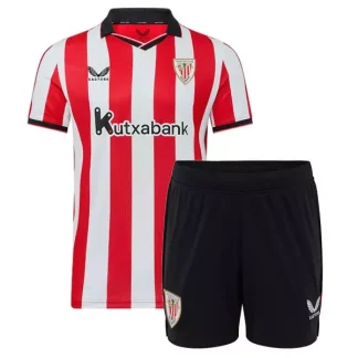 Athletic Bilbao Barn Hemmatröja 2025/26 Fotbollsställ med Shorts