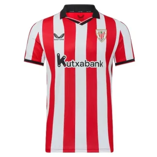 Athletic Bilbao Herr Hemmatröja 2025/26 Kortärmad Billig Fotbollströja