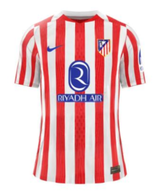 Atlético Madrid Herr Hemmatröja 2025/26 Kortärmad Billig Fotbollströja